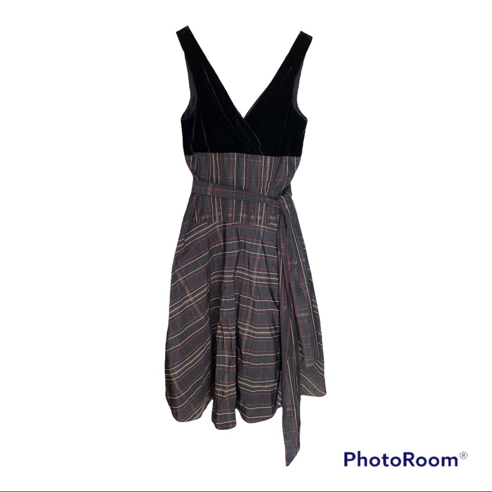 Vintage Plaid Holiday dress  BCBG Max and Cleo Dress